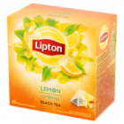 Lipton Herbata czarna aromatyzowana cytryna piramidki (20 szt)