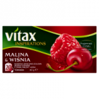 Vitax Inspirations Malina and Wiśnia Herbata ziołowo-owocowa  (20 szt)