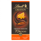 Lindt 70% Gorzka czekolada nadziewana musem i nadzieniem pomarańczowym