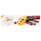 Carletti Sticks Paluszki z czekolady deserowej o smaku pomarańczowym (75 g)