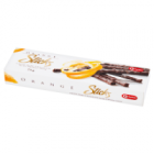 Carletti Sticks Paluszki z czekolady deserowej o smaku pomarańczowym (75 g)
