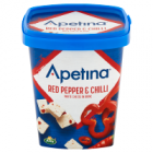 Arla Apetina Ser biały sałatkowy w kostkach z czerwoną papryką i chili (430 g)