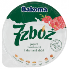 Bakoma 7 zbóż Jogurt z malinami i ziarnami zbóż (300 g)