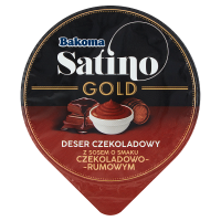 Bakoma Satino Gold Deser czekoladowy z sosem o smaku czekoladowo-rumowym