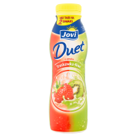 Jovi Duet Napój jogurtowy o smaku truskawka-kiwi (350 g)