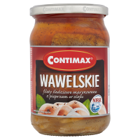 Contimax Wawelskie filety śledziowe marynowane z pieprzem w oleju (600g)