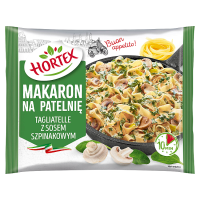 Hortex Makaron na patelnię z sosem szpinakowym