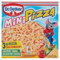 Dr. Oetker Mini pizza ser + pomidory  (3 sztuki) (255 g)