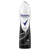 Rexona Invisible Black+White Antyperspirant w aerozolu dla kobiet (150 ml)