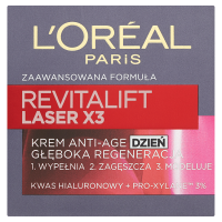 L'Oréal Paris Revitalift Laser X3 Krem przeciwzmarszczkowy Anti-Age głęboka regeneracja dzień (50 ml)