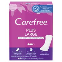 Carefree Plus Large Light Scent Wkładki higieniczne (46 szt)