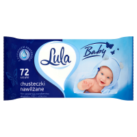 Lula Baby Chusteczki nawilżane z dodatkiem pantenolu (72 szt)