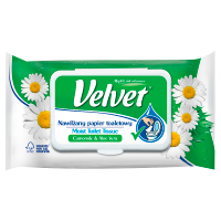Velvet Nawilżany papier toaletowy rumianek i aloes