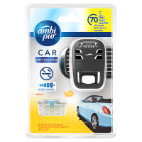 Ambi Pur Car Anti Tobacco Samochodowy odświeżacz powietrza, zestaw startowy (7 ml)
