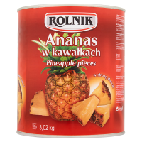 Rolnik Ananas w kawałkach (3.02 kg)