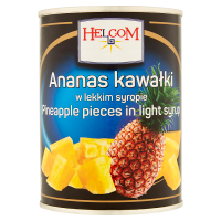 Helcom Ananas kawałki w lekkim syropie (565 g)