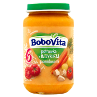 BoboVita Potrawka z indykiem i pomidorami po 6 miesiącu (190 g)