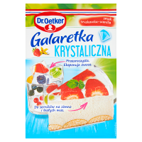 Dr. Oetker Galaretka krystaliczna smak truskawka-wanilia (77 g)