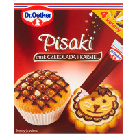 Dr. Oetker Pisaki smak czekolada i karmel  (4x19 g)