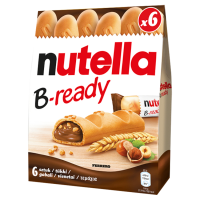 Nutella B-ready Wafelek z orzechami laskowymi i kakao oraz chrupkami (132 g)