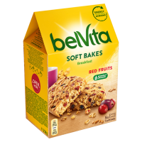 belVita Breakfast Ciastka zbożowe z żurawiną i rodzynkami 