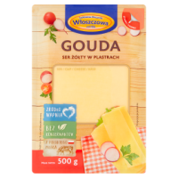 Włoszczowa Ser żółty gouda w plastrach (500 g)