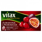 Vitax Inspirations Żurawina & Marakuja Herbatka ziołowo-owocowa (20 szt)