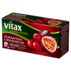 Vitax Inspirations Żurawina & Marakuja Herbatka ziołowo-owocowa (20 szt)