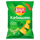 Lay's Chipsy ziemniaczane karbowane o smaku zielona cebulka