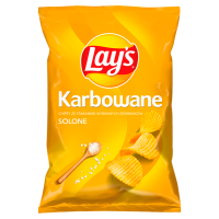 Lay's Chipsy ziemniaczane karbowane solone (130 g)