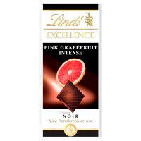 Lindt Excellence Czekolada ciemna z sokiem z różowych grejpfrutów (100 g)
