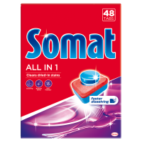 Somat All in 1 Tabletki do mycia naczyń w zmywarkach (48 szt)