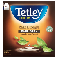 Tetley Golden Earl Grey Herbata czarna aromatyzowana (100 szt)