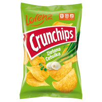 Crunchips Chipsy ziemniaczane o smaku zielona cebulka  (140 g)