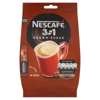 Nescafé 3in1 Brown Sugar Rozpuszczalny napój kawowy (10 szt)