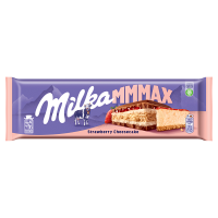 Milka Mmmax Herbatnik w czekoladzie mlecznej Strawberry Cheesecake (300 g)