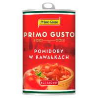 Primo Gusto Pomidory krojone w puszce bez skórki (400 g)