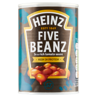 Heinz Five Beanz 5 rodzajów fasoli w sosie pomidorowym (415 g)