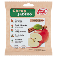 Crispy Natural Suszone chipsy z jabłka z cynamonem (18 g)
