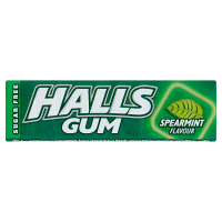Halls Gum Guma do żucia bez cukru o smaku miętowym  (14 g)