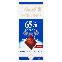 Lindt Excellence 65% Cocoa Czekolada mleczna (80 g)