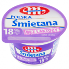 Mlekovita Śmietana Polska bez laktozy 18% (200 g)