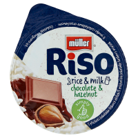 Müller Riso Ryż na mleku o smaku czekolady i orzechów laskowych