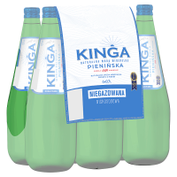 Kinga Pienińska Naturalna woda mineralna niegazowana niskosodowa (zgrzewka) (6x700 ml)