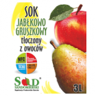 Sad Sandomierski Sok jabłkowo gruszkowy tłoczony z owoców