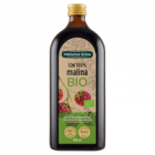 Premium Rosa Bio Sok bezpośrednio wyciskany z owoców malin ekologicznych