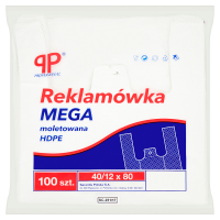 PP Professional Reklamówka mega moletowana HDPE 40/12 x 80 (100 szt)