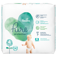 Pampers Pure Protection Rozmiar 4, 9–14 kg (28 szt)