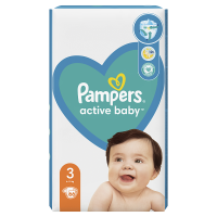 Pampers Active Baby Rozmiar 3, waga 6-10 kg (66 szt)