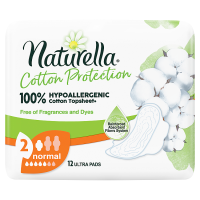 Naturella Cotton Protection Ultra Normal Podpaski ze skrzydełkami (12 szt)